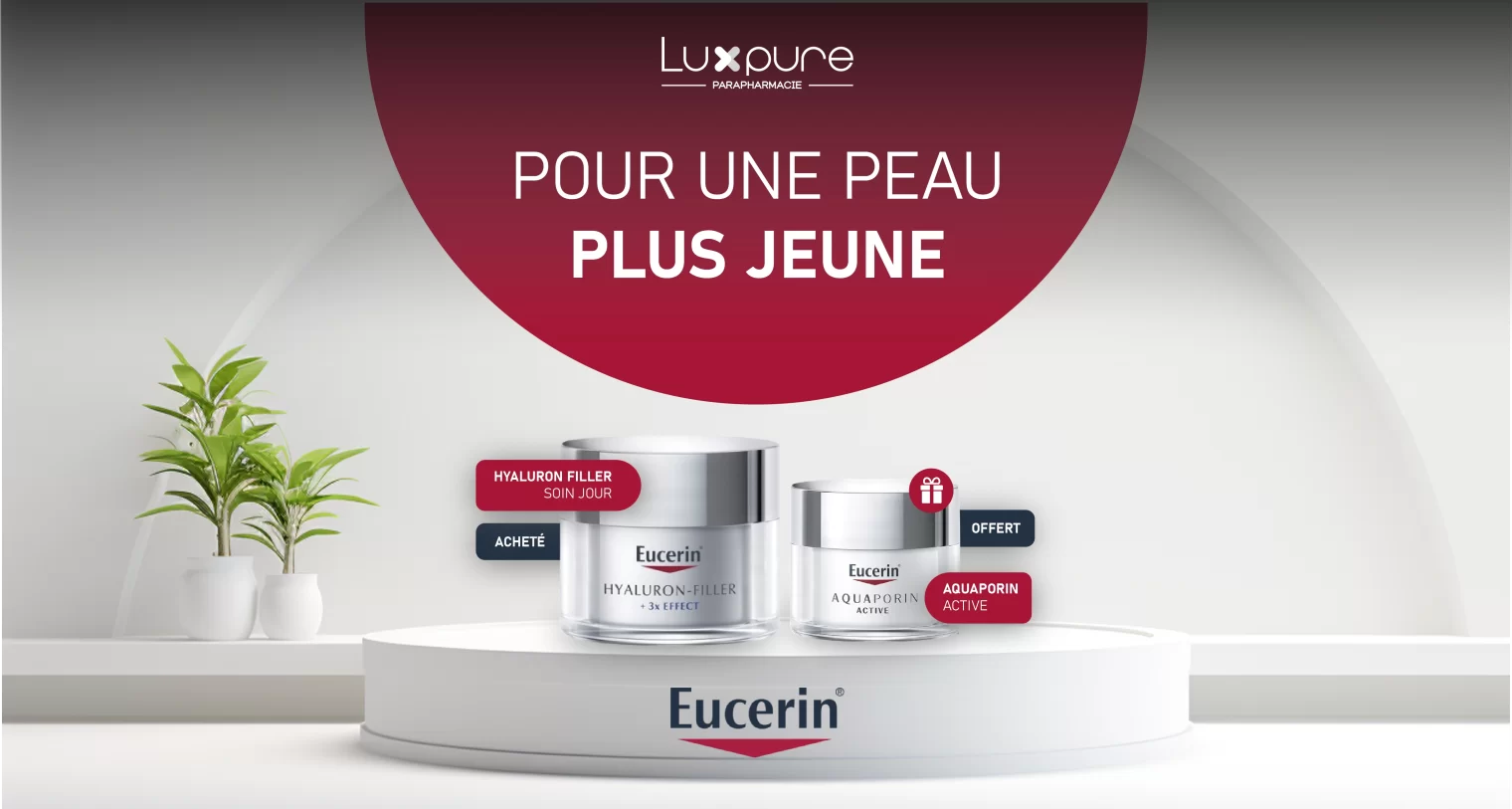 Eucerin Hyluron Filler Nuit + Aquaporin Soin de Nuit Pack