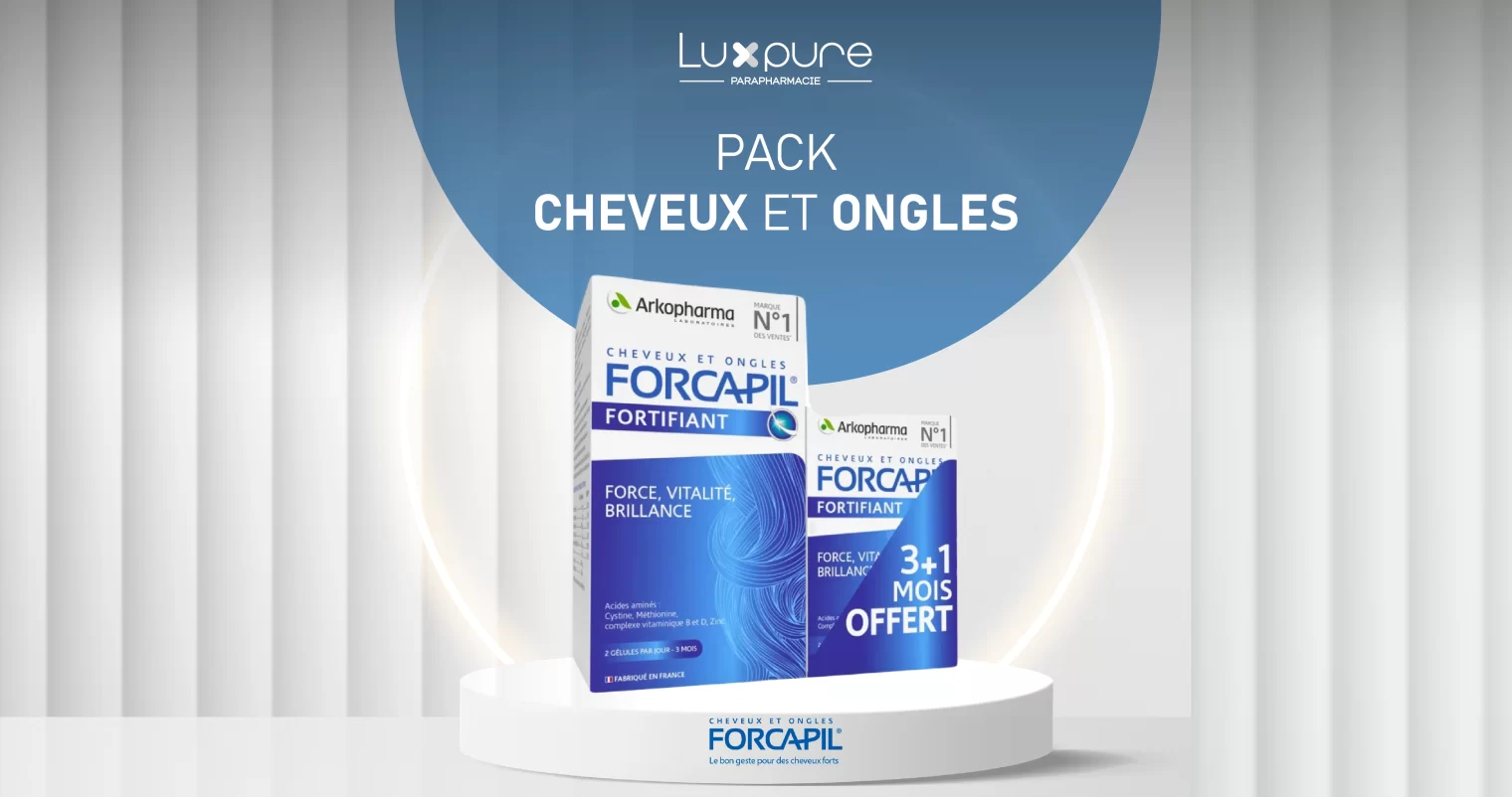 Forcapil Duo pack 180 gelules+60 gelules