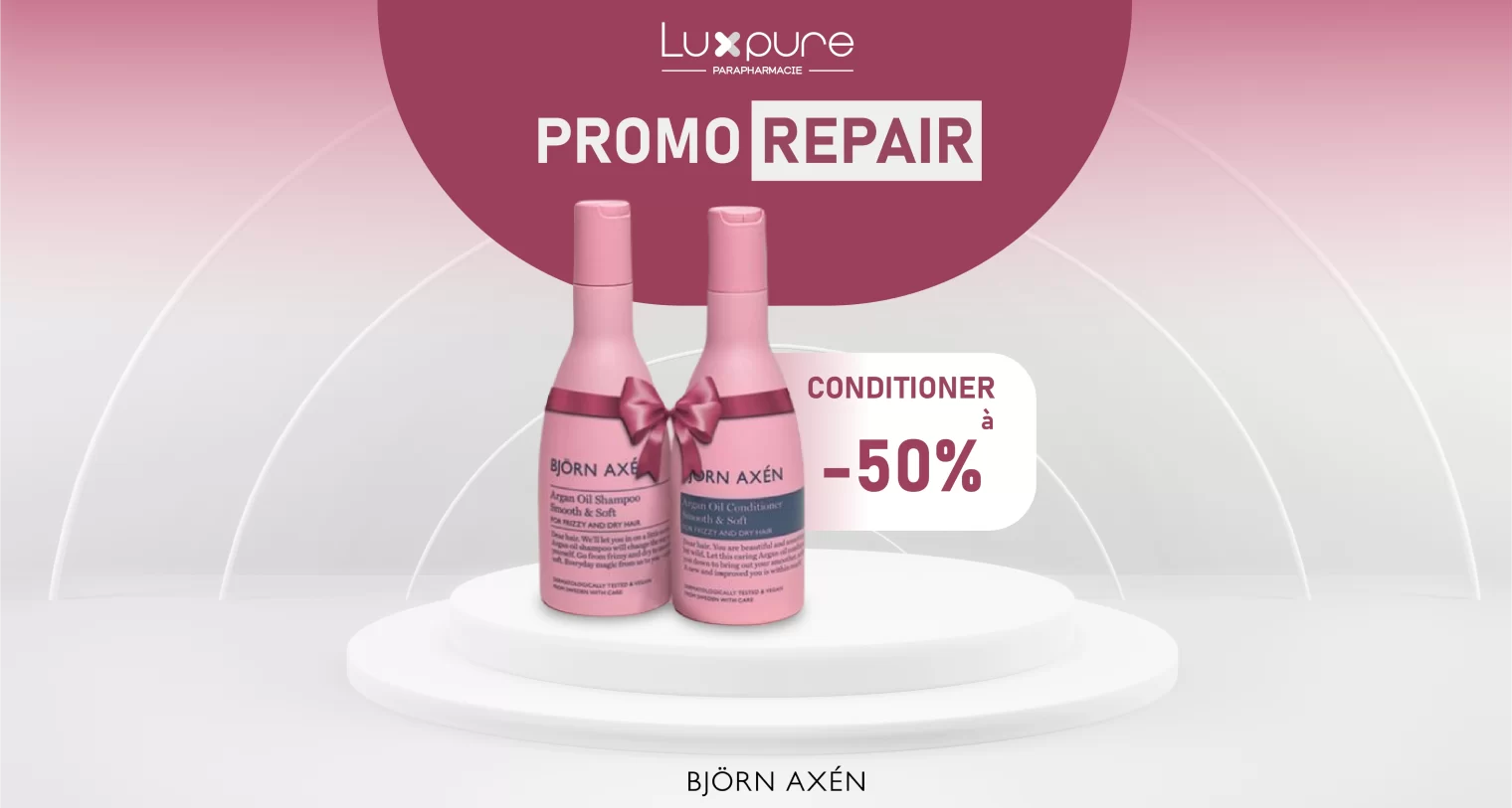Bjorn Axen Argan Oil Shampoo 250ml + Conditionner à -50%