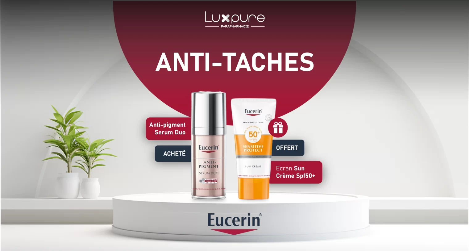 Eucerin Anti-Pigment Serum Duo + Ecran Sun Creme spf50+ Pack