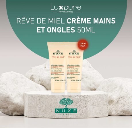NUXE Rêve de Miel Crème Mains et Ongles 50ml Lot de 2