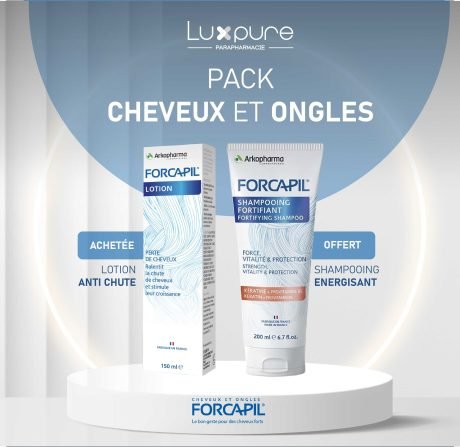FORCAPIL PACK LOTION ANTI CHUTE = FORCAPIL SHAMPOOING ENERGISANT OFFERT