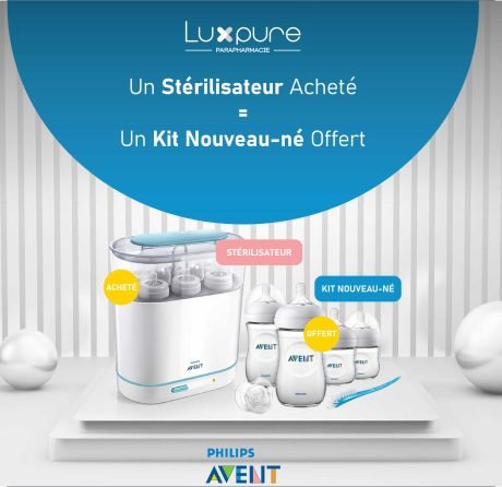 Avent Sterilisateur scf291/00 + Newborn scf301/01 Offert